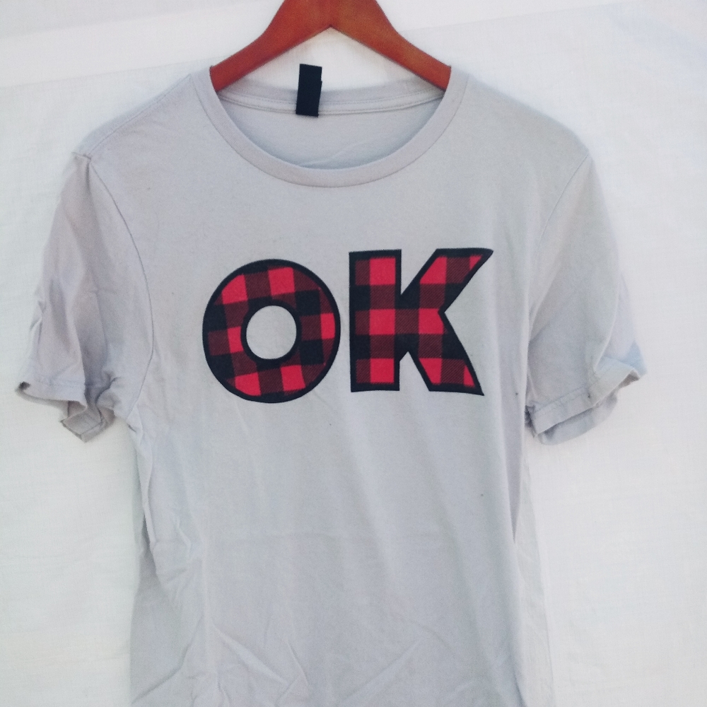 The Concert Tee District "OK" Checker Plaid Tee